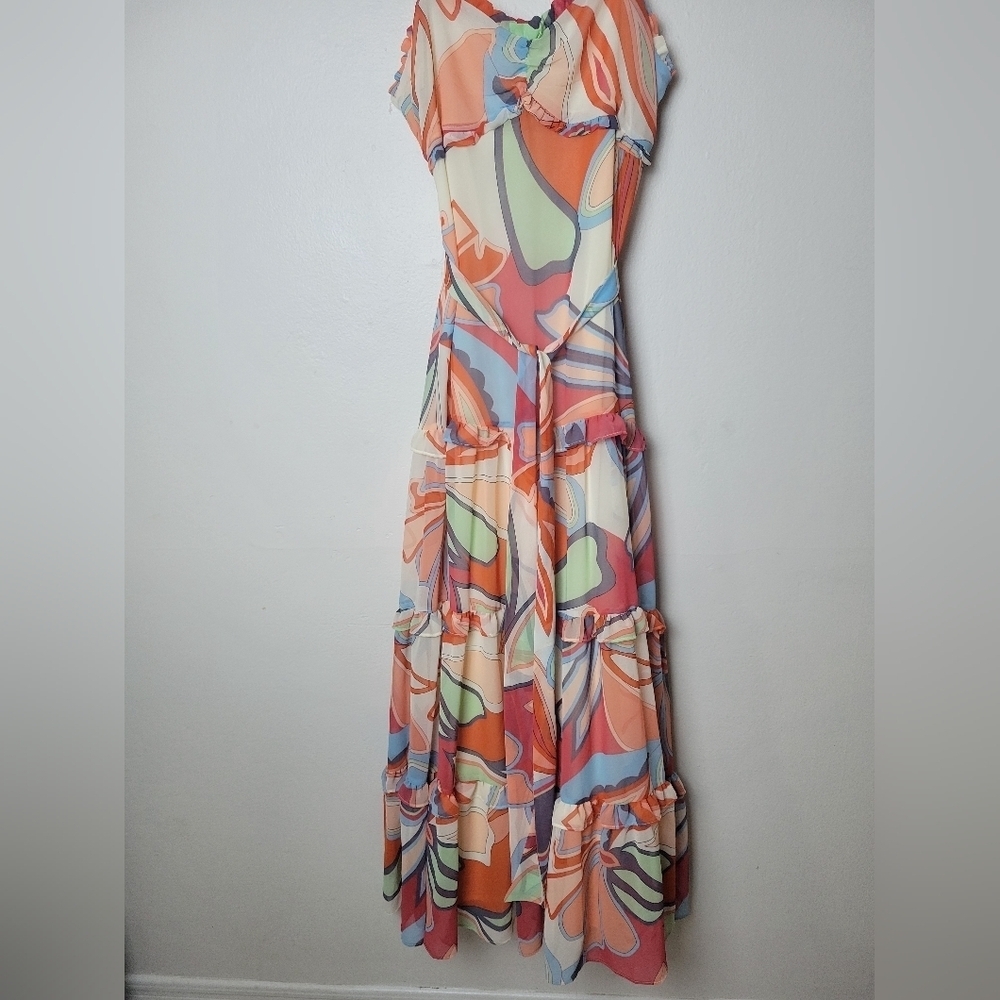 ALEXIS for Target Mixed Floral Sleeveless Tiered Ruffle Dress - Picture 6 of 15